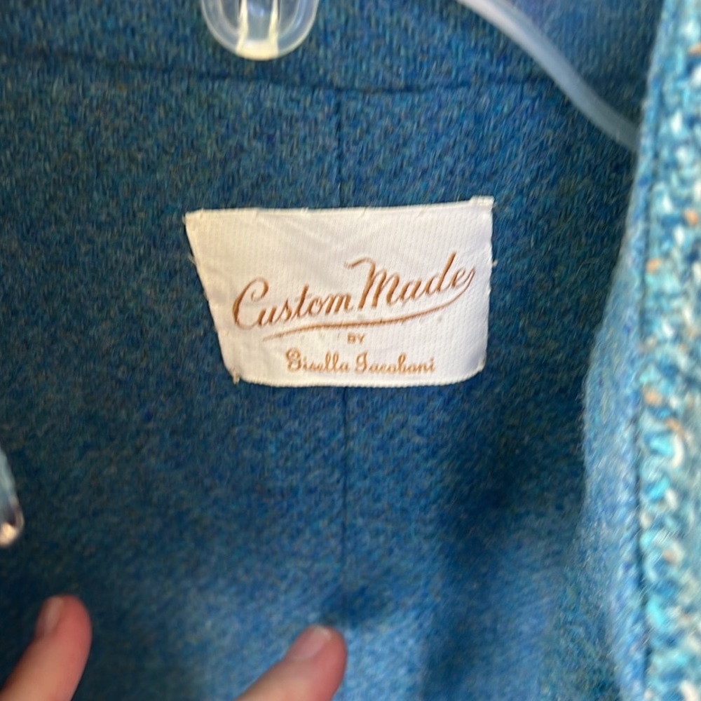 Custom Pendleton mini dress and cape - Picture 8 of 9